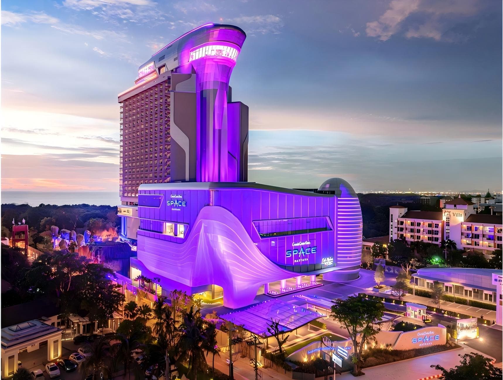 Grande Centre Point Space Pattaya illuminated kinetic facade project