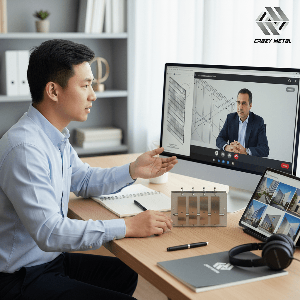 CRZMETAL design review and online facade engineering coordination