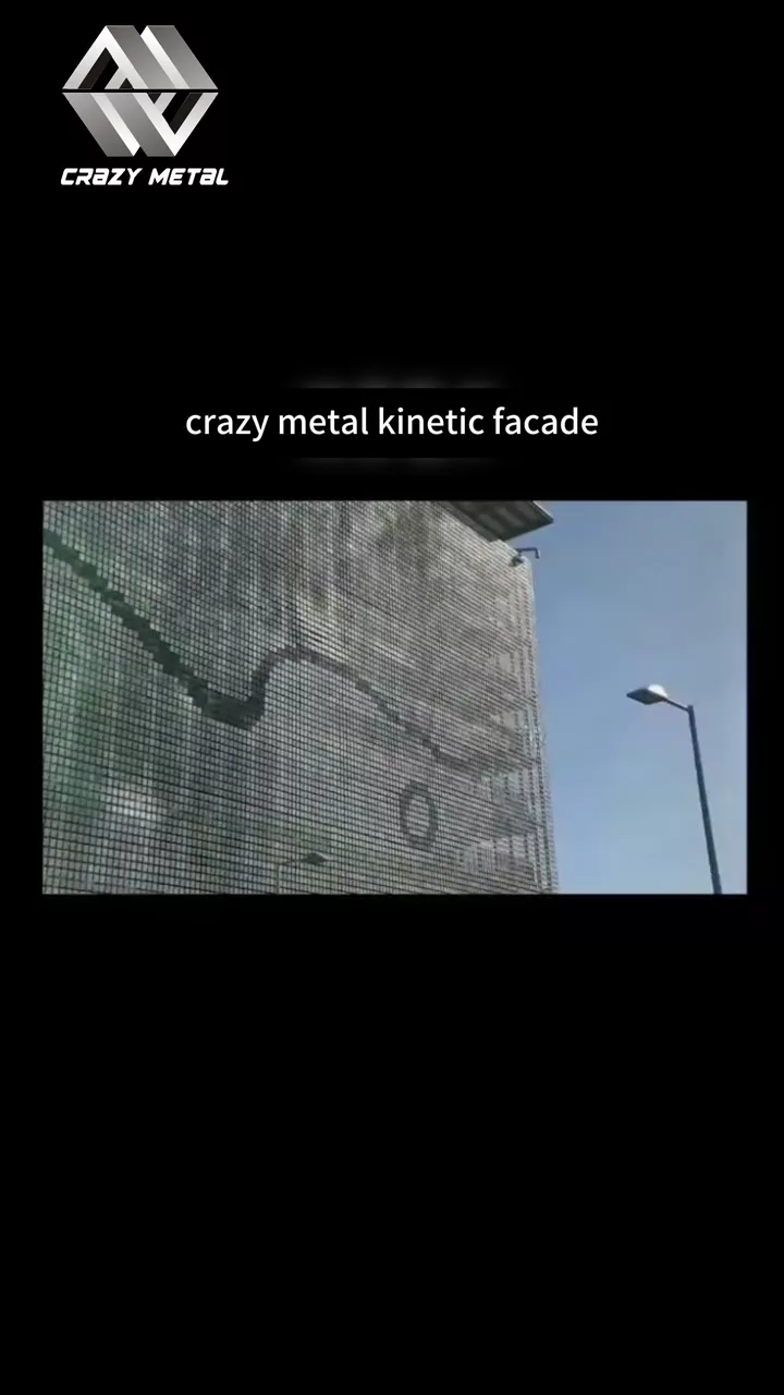 Kinetic Facade Movement Study kinetic facade video