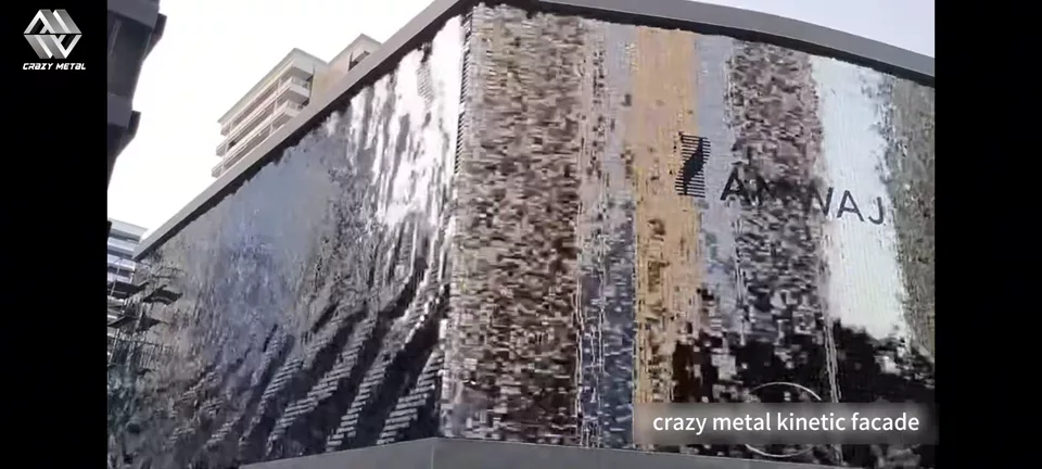 Kinetic Facade Movement Study kinetic facade video