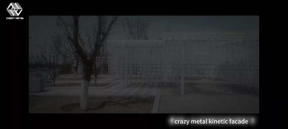 Kinetic Facade Movement Study kinetic facade video