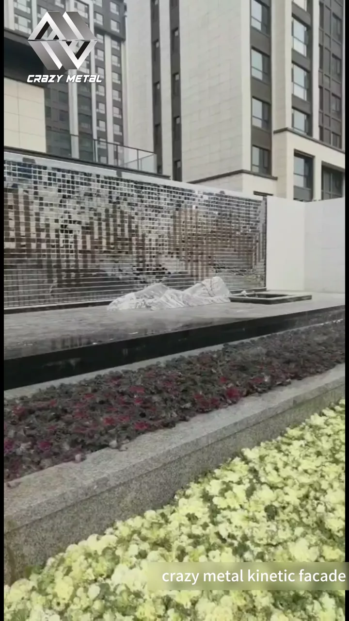 Kinetic Facade Movement Study kinetic facade video