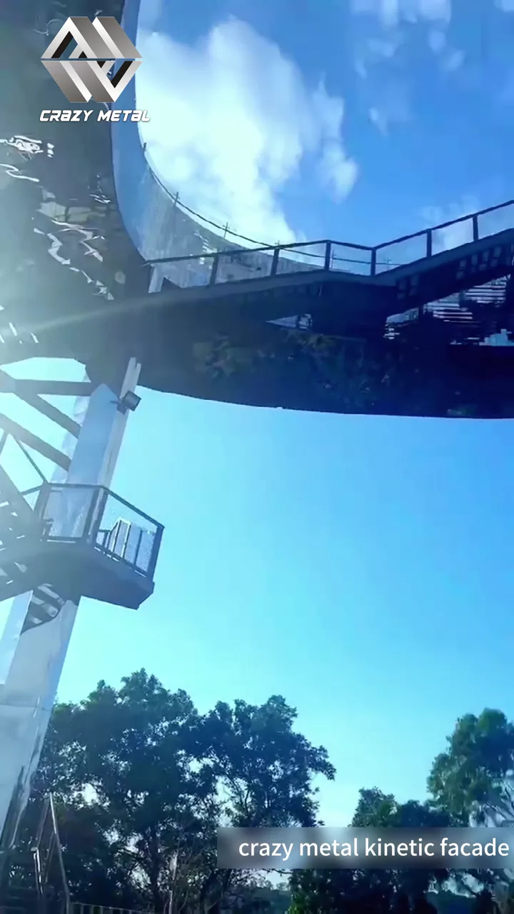 Completed Kinetic Facade Application kinetic facade video