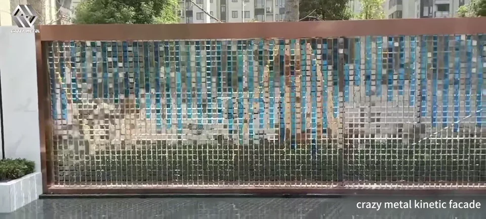 Completed Kinetic Facade Application kinetic facade video