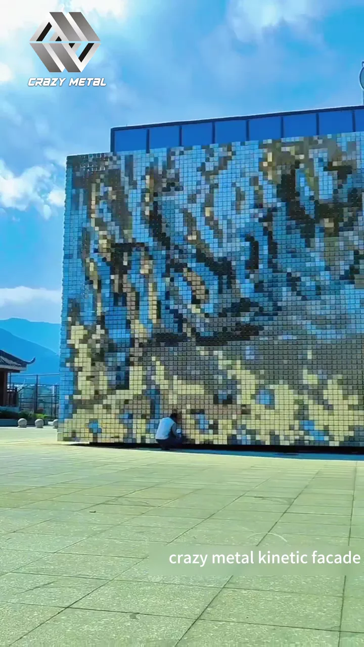 Completed Kinetic Facade Application kinetic facade video