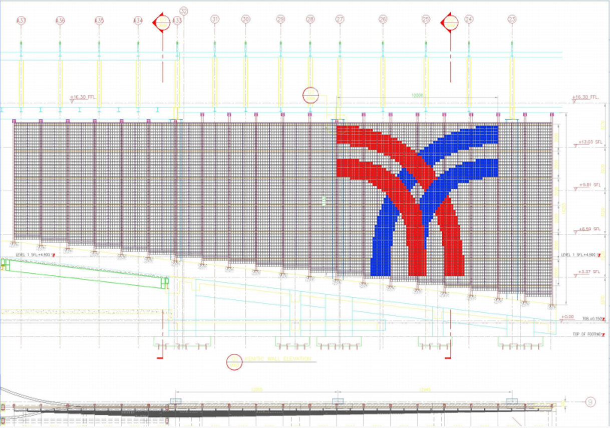 Bangkok Mochit Complex kinetic facade project media