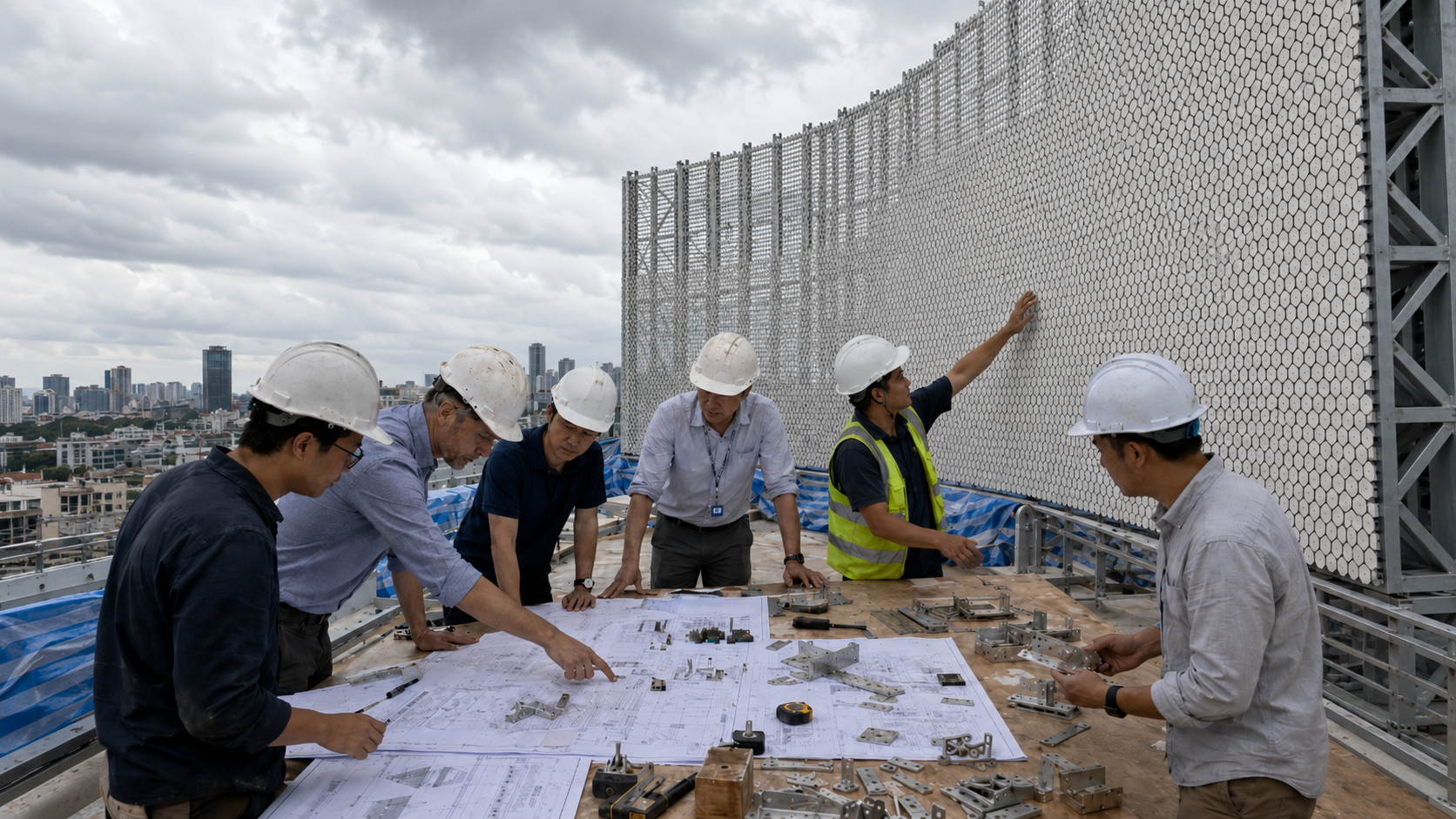 SO Bangkok Hotel kinetic facade project media